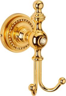 Крючок двойной Boheme Imperiale золото 10406